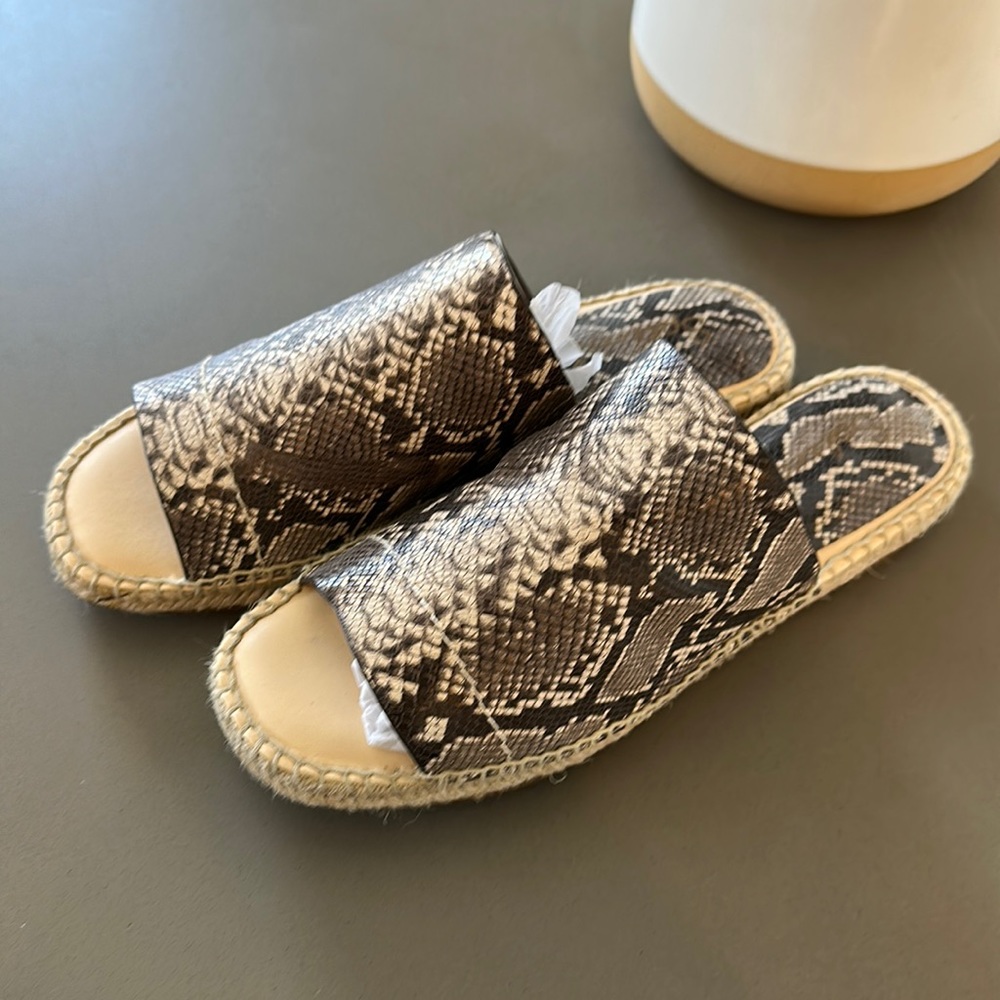 Snake Skin Espadrilles